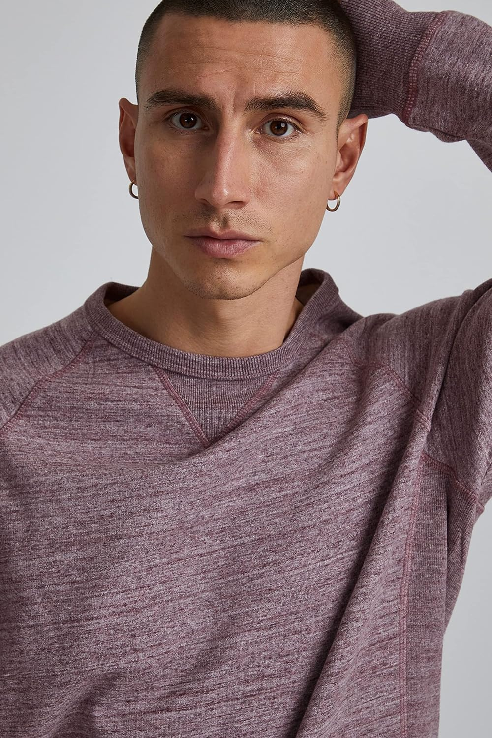 BLEND Men'S 20706979 Sweatshirt, Red (Wine Red 73812), L image number 2