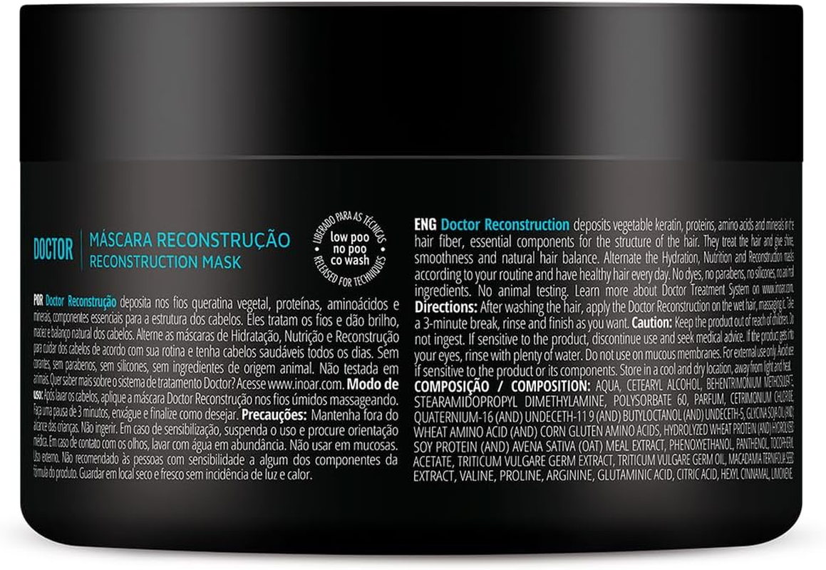 Inoar Doctor Reconstruction Hair Mask 8.8Oz/250G image number 1