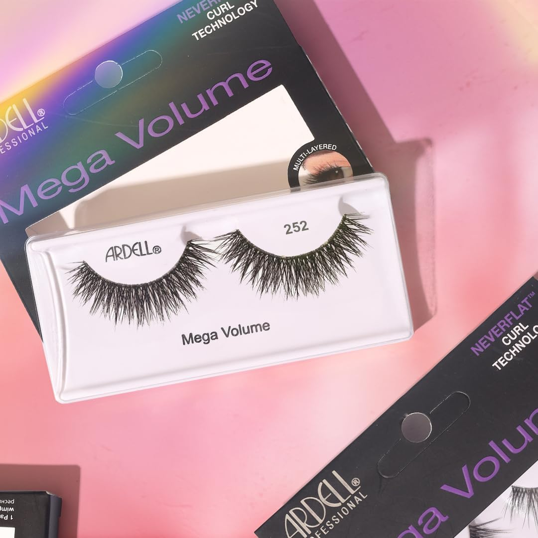 Ardell Mega Volume Lashes, 252 Black - 251 Black image number 2