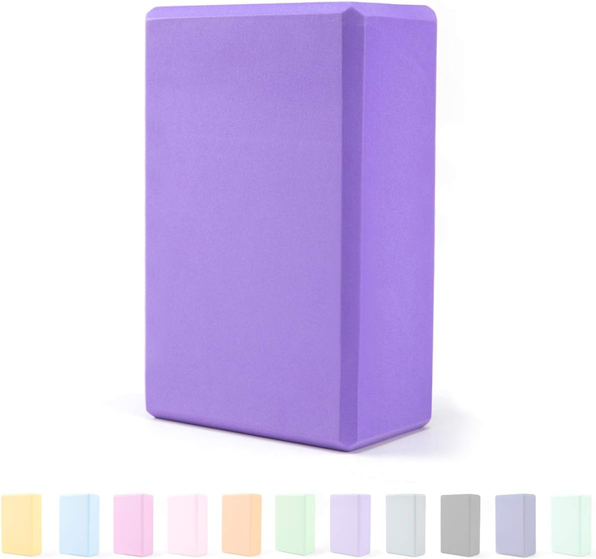 Dobetters Pilates Yoga Block Foaming Foam Brick Exercise Fitness (180G - Purple)