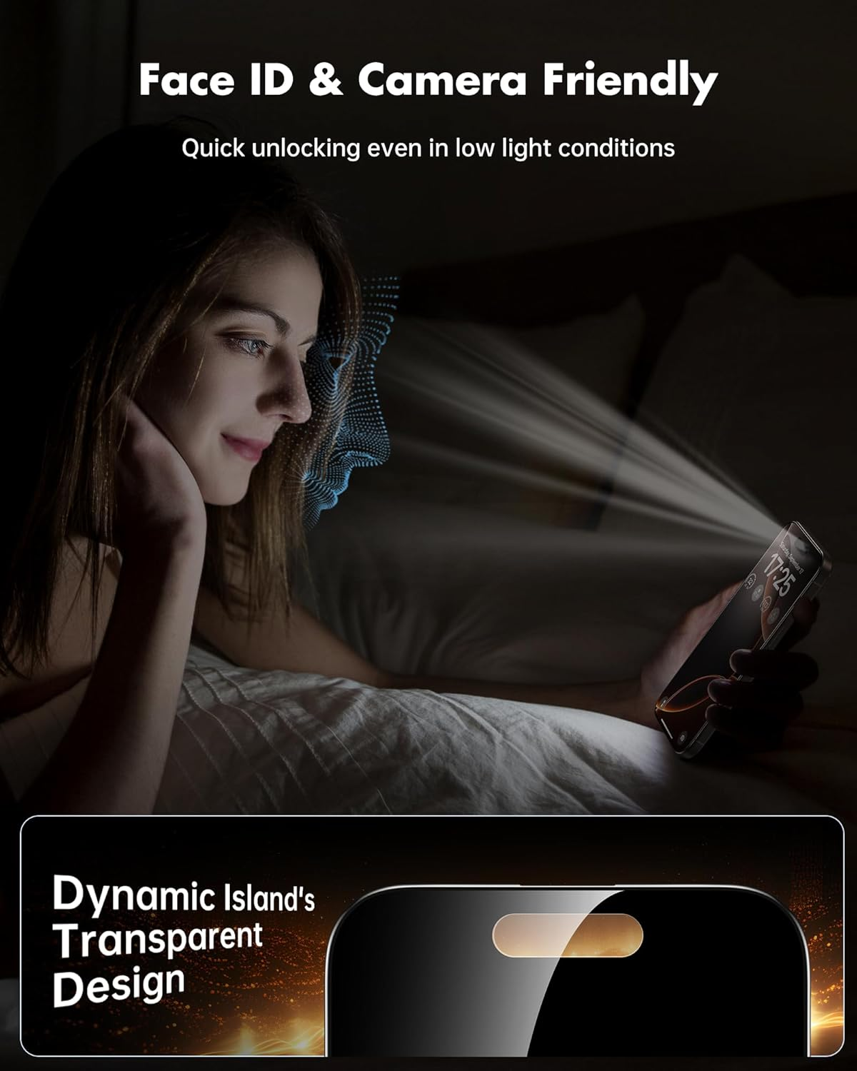 Unbreakcable Privacy Screen for Iphone 16 Pro, 3 Pack Screen Protector with [25&deg; Anti-Spy] [Easy Installation with Frame][99.99% HD Clear] [9H Hardness] [Anti-Fingerprint] Compatible with 6.3 Inch image number 2