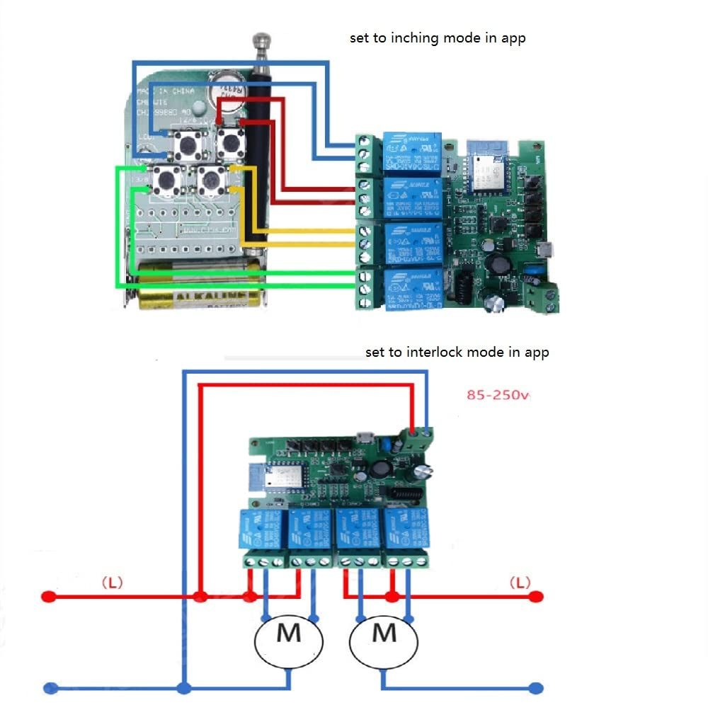 MHCOZY 4 Channel Smart Wifi Wireless Dry Contact Relay Switch Module USB 5V AC 85-250V, Tuya Smart Life App Remote Control, Compatible with Alexa Google Home image number 6