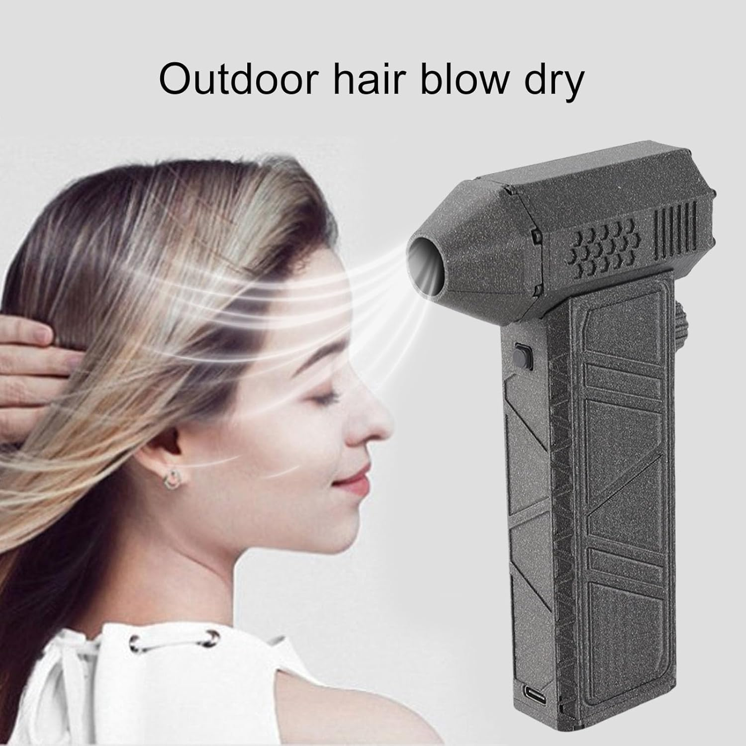 TOPINCN Compact Thrusting Blower 300000 RPM Aluminum Air Air Jet Speed Speed without Adjustment, Fast Load for Equipment Factories to Release