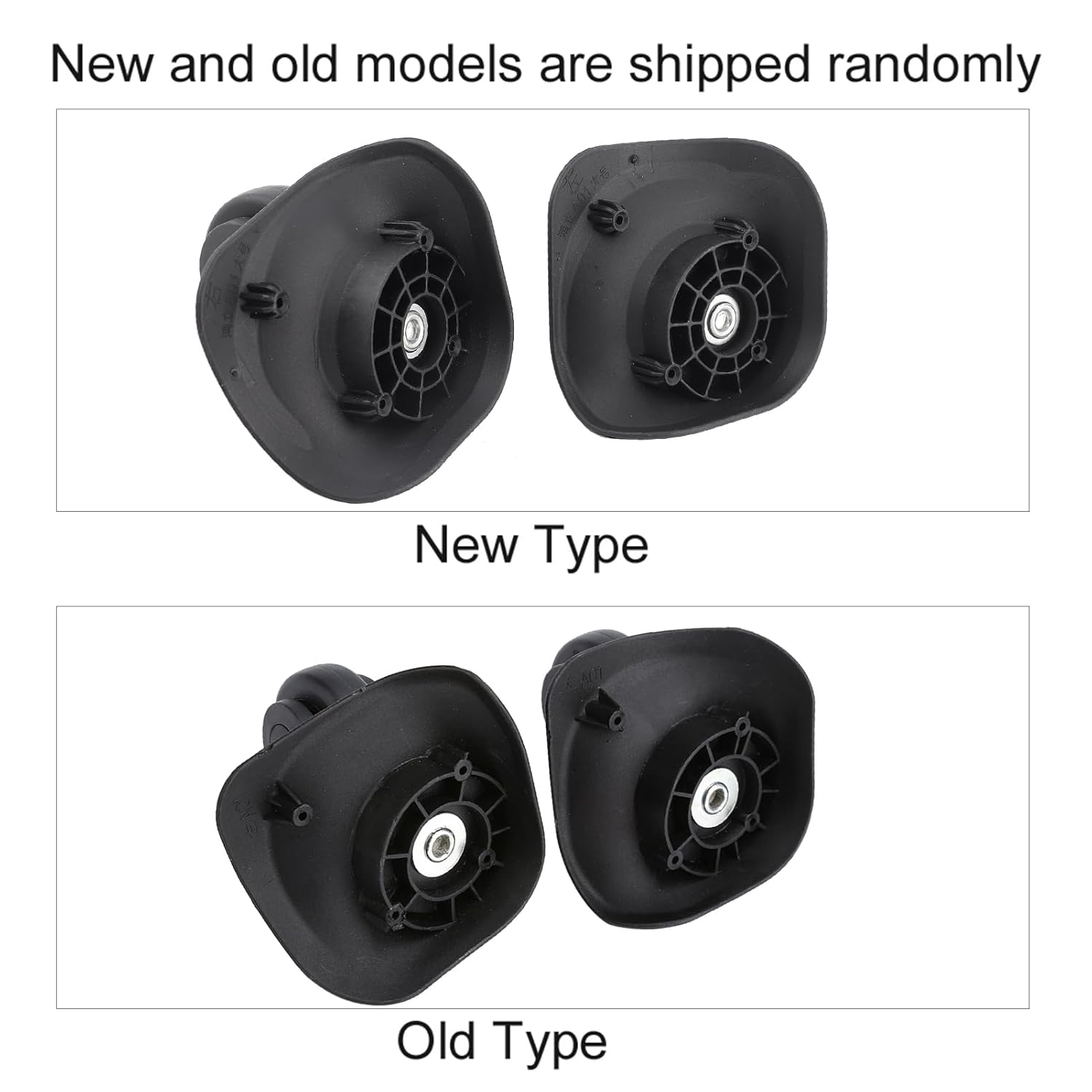 QANYEGN 2Pcs Luggage Wheels, a Pair of Suitcase Wheels, Replacement Suitcase Roller Suitable for Suitcases, Mobile Coffee Tables, Bookshelves, Toy Boxes image number 5