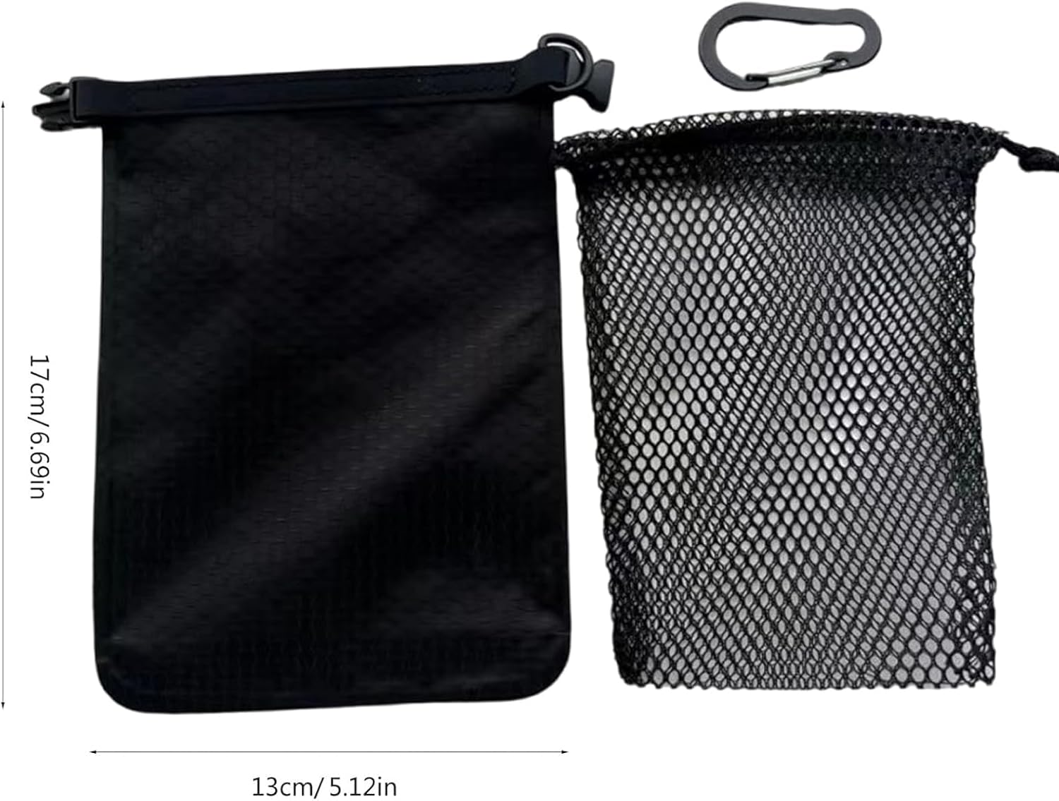 Travel Soap Bag, Quick Dry Bar Soap Pouch Travel Soap Container with Hanging Mesh Bag Waterproof Soap Bar Case, Quick Dry Soap Pouch Hanging Bathroom Mesh Caddy & Hook Travel Soap Container image number 6