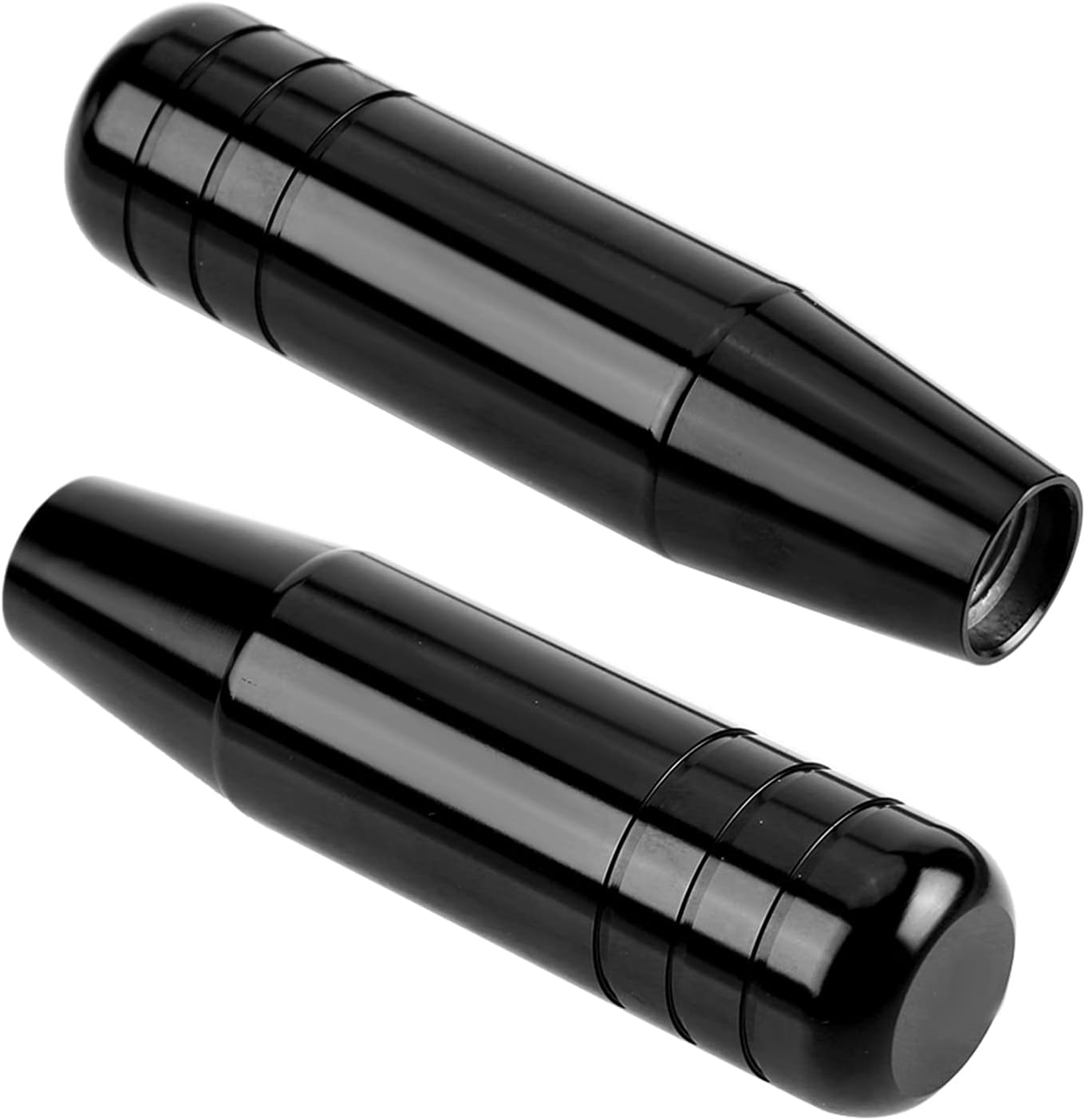 Akozon Universal Blue Aluminum Alloy Manual Car Gear Shift Knob Handle Shifter Lever 13Cm (Black) image number 6