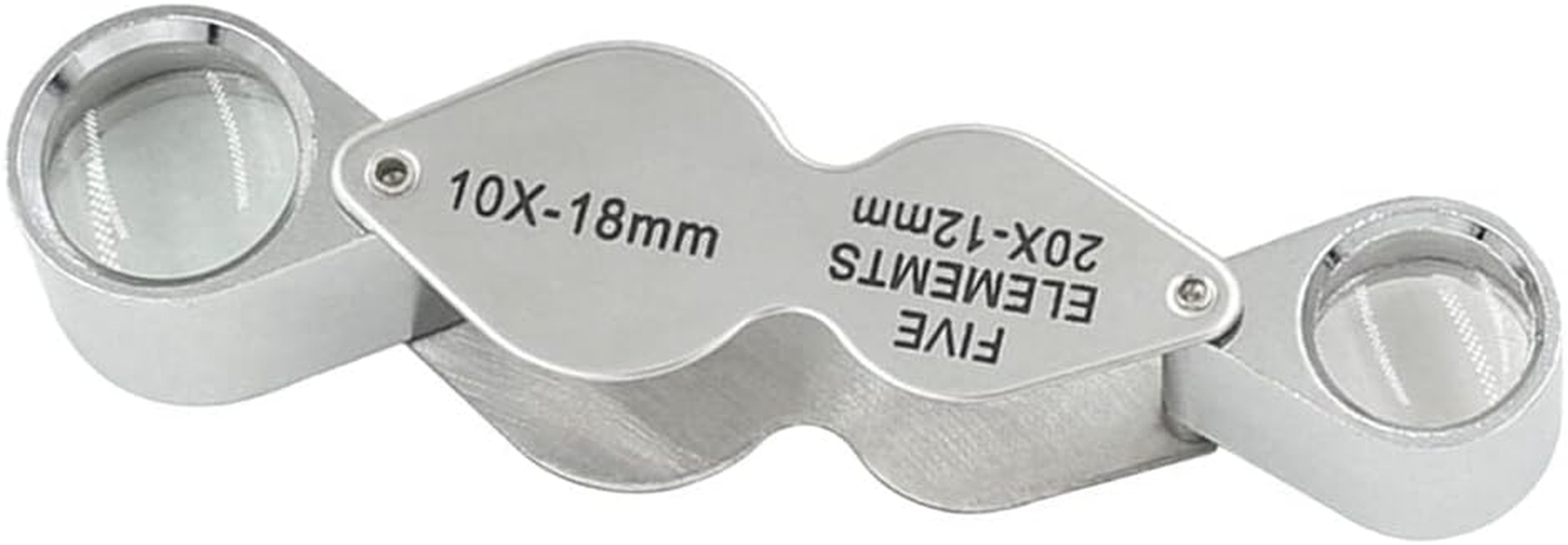 20X 10X Jewellers Loupe Magnifying Glass Triplet Dual Lens with Exquisite For image number 1