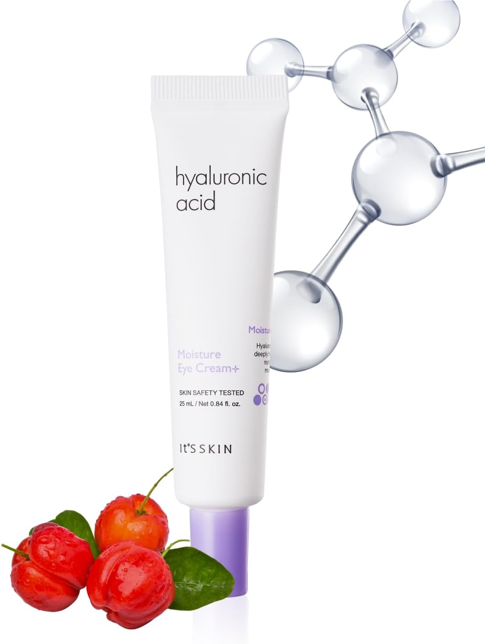 It'S SKIN Hyaluronic Acid Moisture Eye Cream + 0.84 Fl.Oz, Eye Treatment Moisturizer, Hydrating and Nourishing, Puffy Eyes & Dark Circles, Soothing & Revitalizing, Korean Skincare
