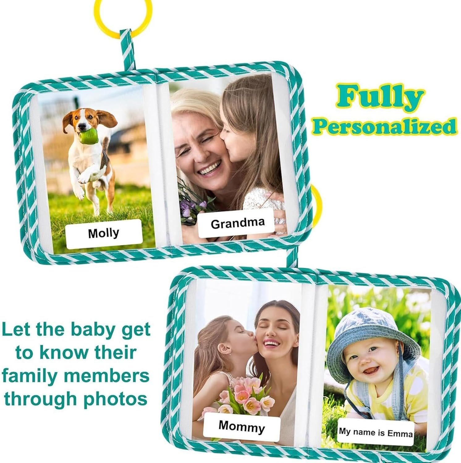 Baby Photo Albums - Durable Baby Photo Albums, Keepsake Memory Books | Acid Free Pages for Babies, Beautiful Designs for Newborns and Infants Memories, Ideal Shower Gift