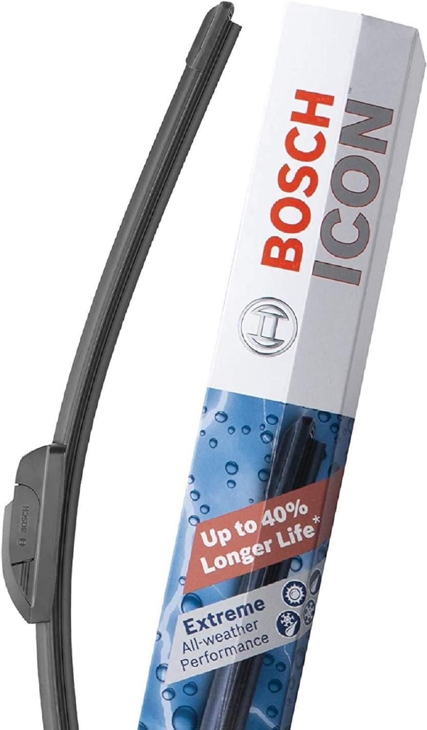 Bosch ICON Wiper Blades 26OE22OE (Set of 2) Fits Ford: 11-19 Explorer, Mercedes-Benz: 11-06 B0, Toyota: 19-07 Tundra, Volkswage: 19-16 Tiguan +More, up to 40% Longer Life, Frustration Free Packaging