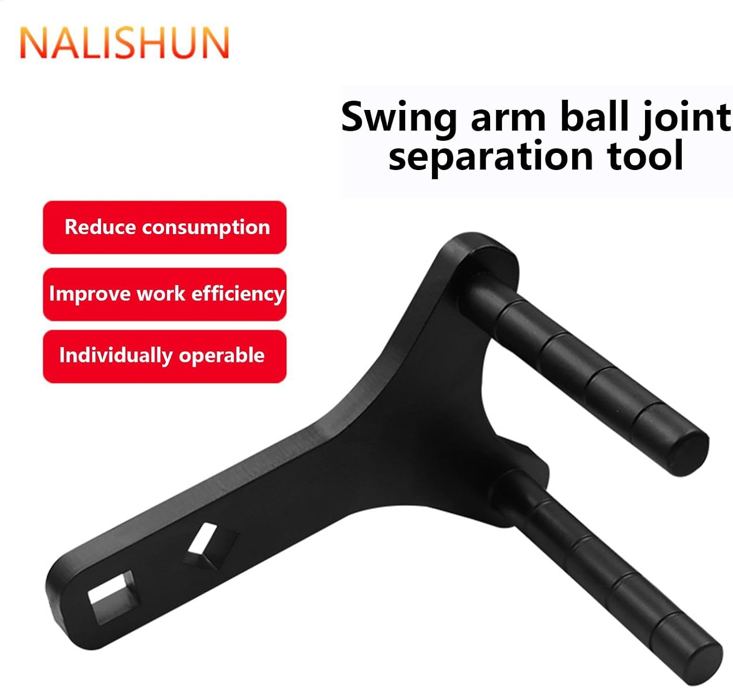 Automotive Bushing Removal Kit - Ball Joint Separator, Lower Control Arm Extractor | Front Wheel Drive Precision Alignment Tool, Lower Control Arm Ball Joint Puller and Bushing Extractor image number 3