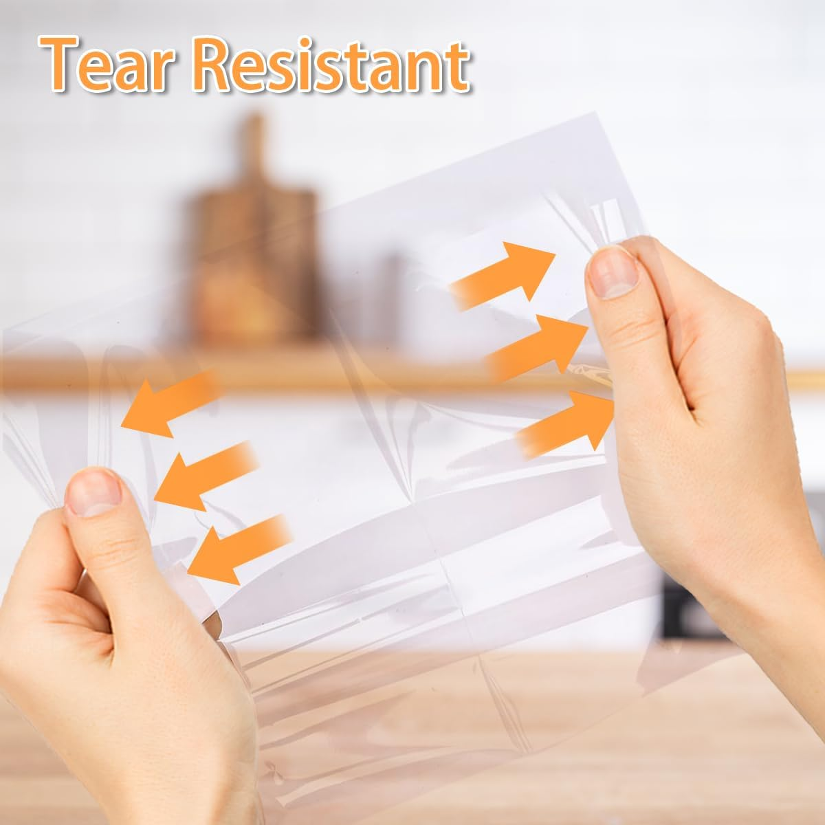 Miss Rui 200 PCS Cookie Bags, 4X4 Inches Clear Self Adhesive Plastic Food Treat Bag for Biscuit Bakery Chocolate Candy Gift Party Favor image number 3