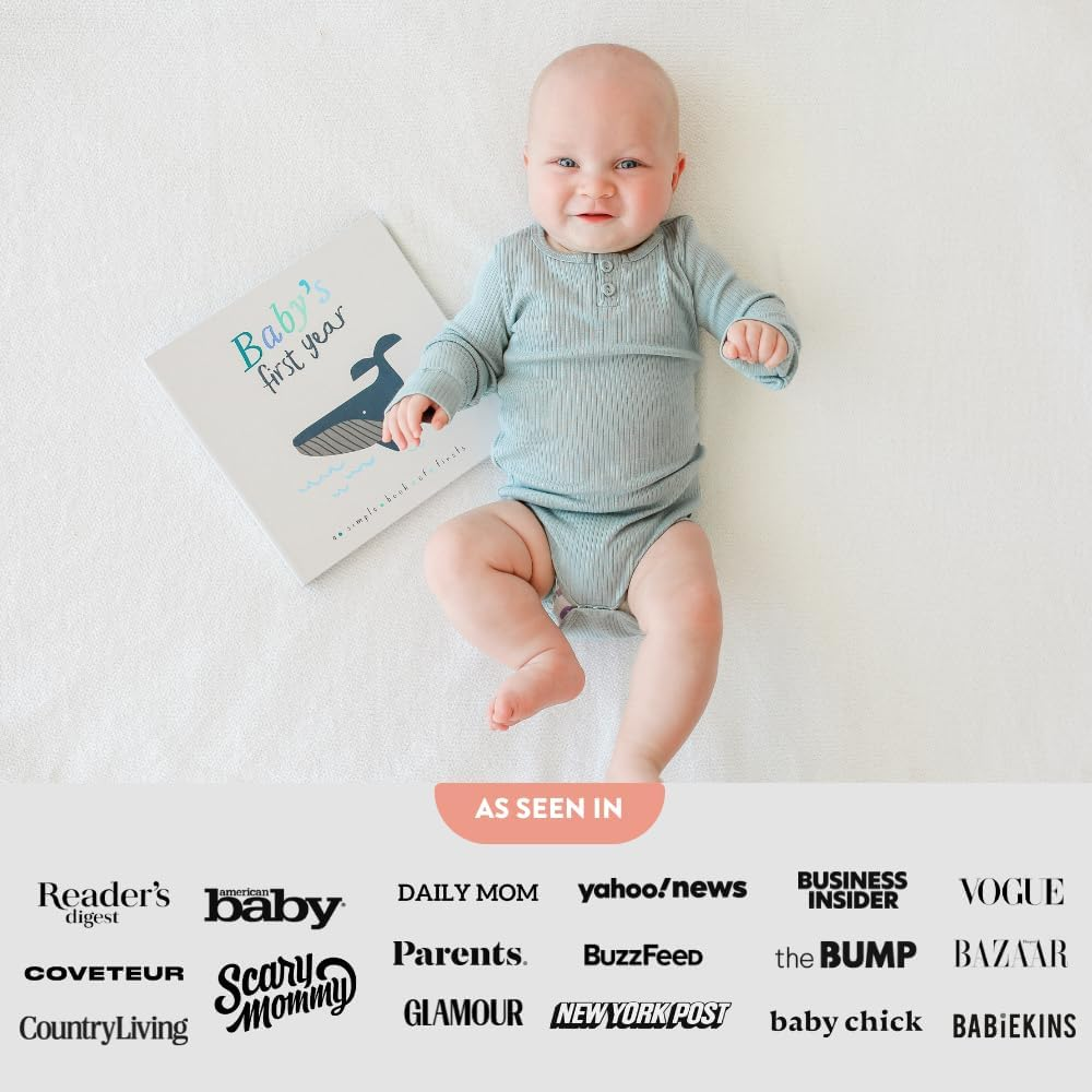 Lucy Darling Baby'S First Year Memory Book: a Simple Book of Firsts - Little Captain image number 5