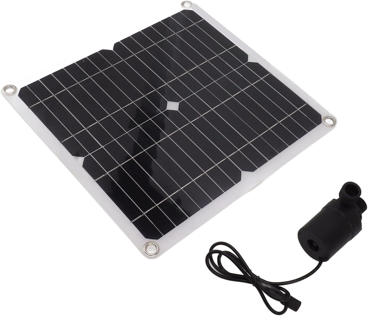 50W Solar Panel Water Fountain Pump with Battery Box Timing Controller, High Reliability Solar Powered 22W DC12V image number 5