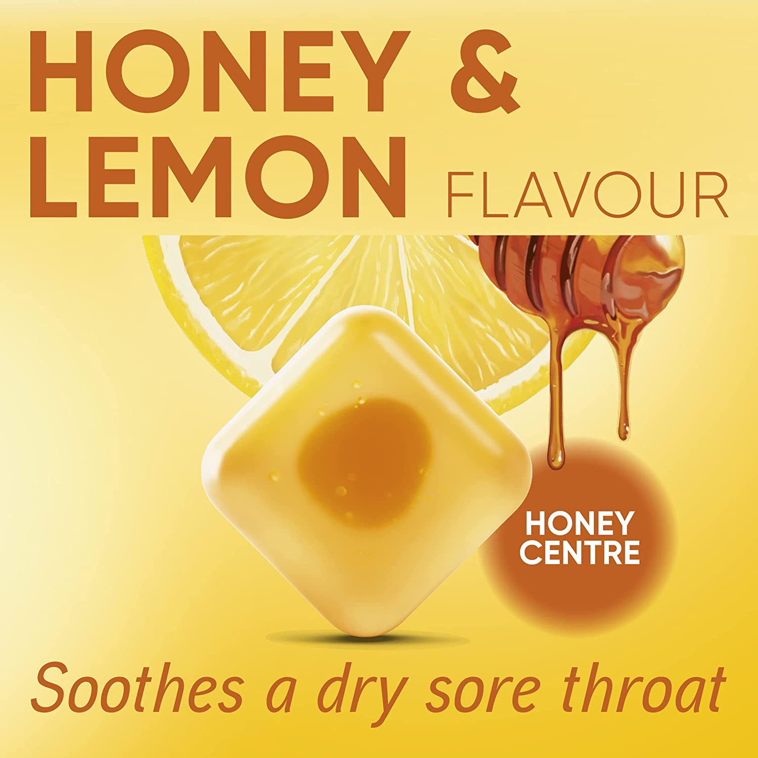 Soothers Honey and Lemon Sore Throat Lozenges 30 Pack, 120G image number 2