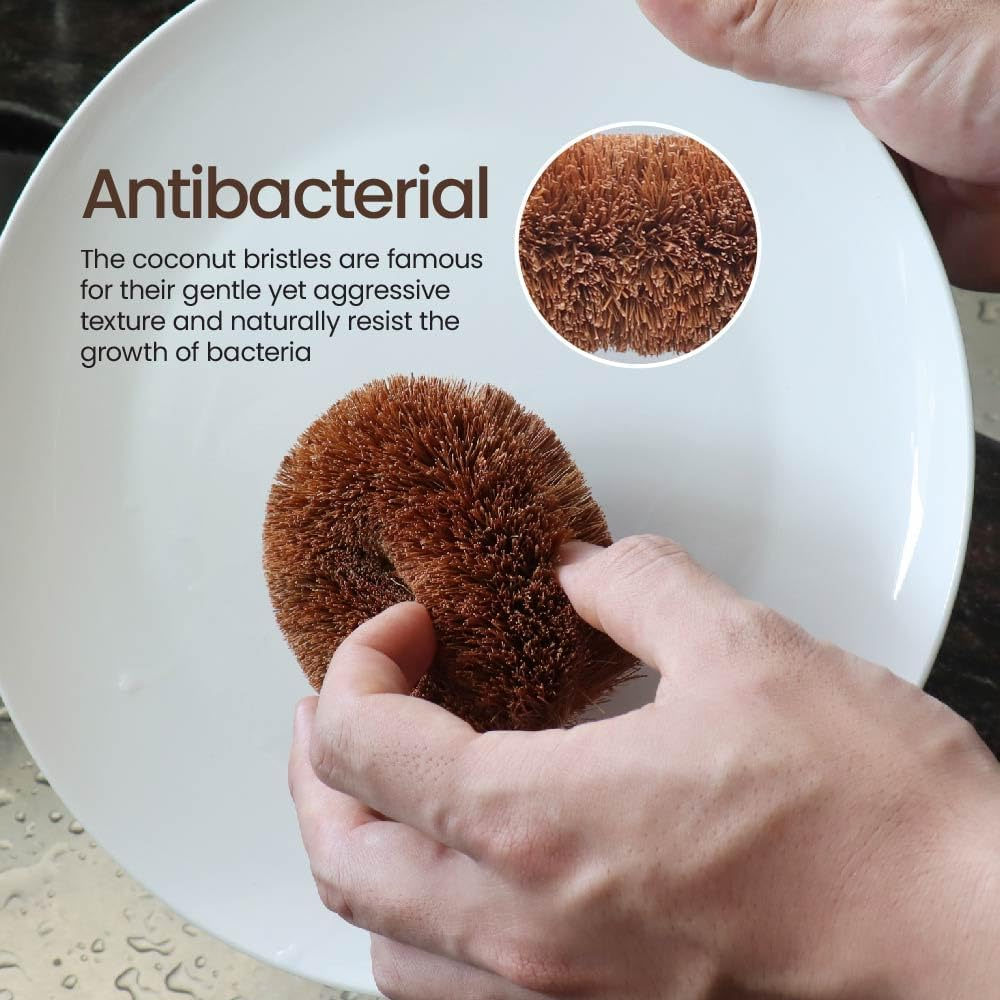 Eco Basics Natural plus Multi-Purpose Brush, Strong and Durable, Plastic-Free image number 6