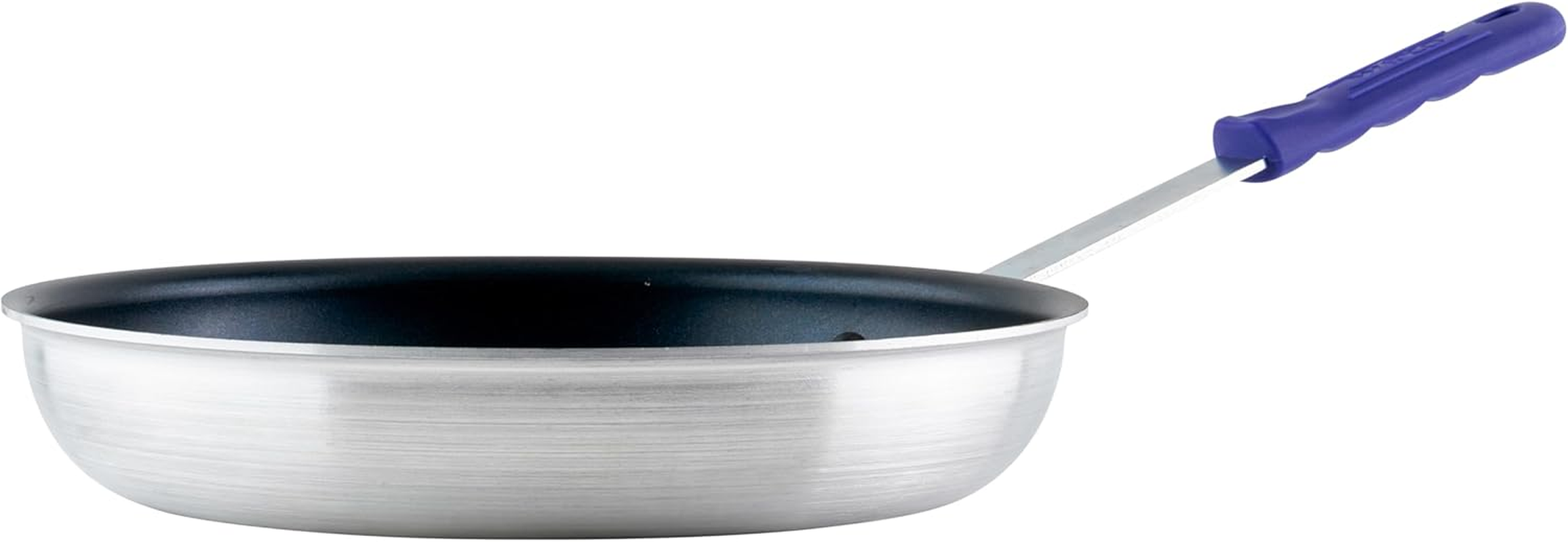 Winco AFPI-12NH, 12-Inch Induction Ready Aluminum Fry Pan with Non-Stick Coating and Silicone Sleeve