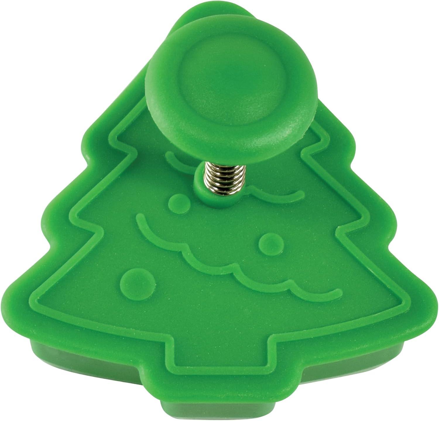 R & M International Pastry/Cookie/Fondant Stamper Christmas Theme Silver image number 2