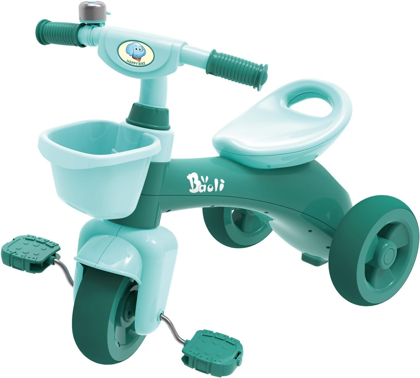 Lenoxx Gem Toys Tricycle Kids Ride-On | Adventure-Ready Design | Premium Materials | Develops Motor Skills | Vibrant Green | Ages 3+ | Safe & Fun image number 1