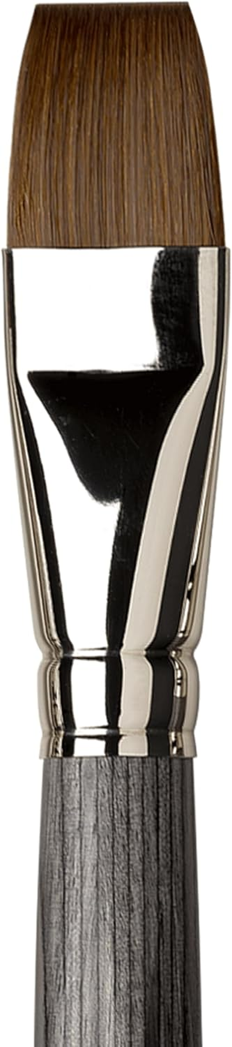 Da Vinci Colineo Synthetic Kolinsky Sable Brush - Flat, Size 20, Short Handle image number 1