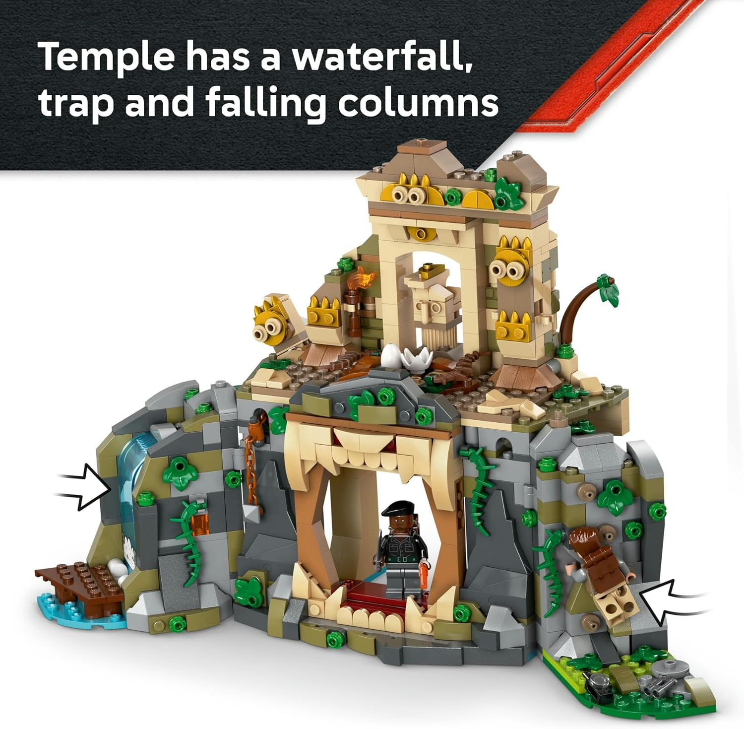 LEGO&reg; Jurassic World Spinosaurus & Quetzalcoatlus Air Mission 76976 Dinosaur Building Toys for Kids, Prehistoric Animal Figures, Interactive Toy for Boys, Girls and Movie Fans Aged 8 and Up image number 2