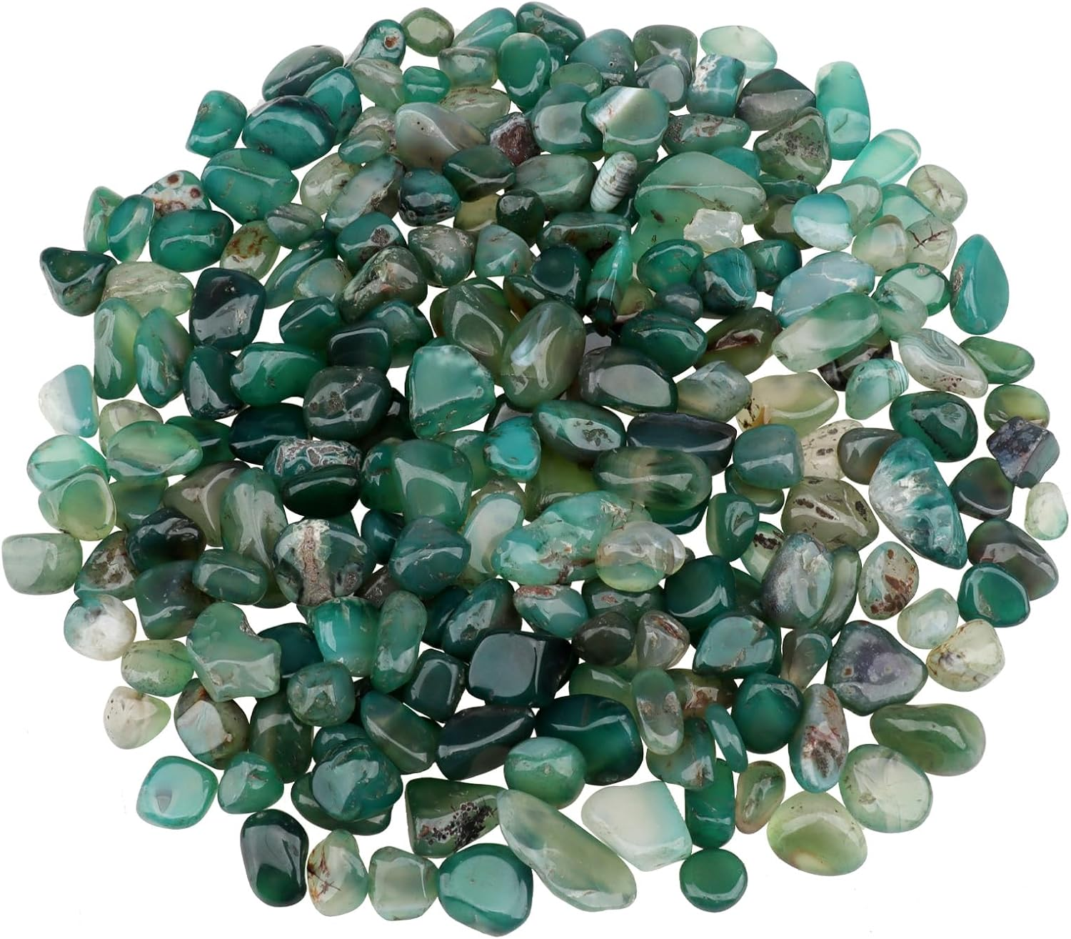 435G Aquarium Gravel Crushed Quartz Pebbles Natural Stones Tumbled Polished Bulk Succulent Rocks for Fish Tank Decorative Vase Filler image number 5