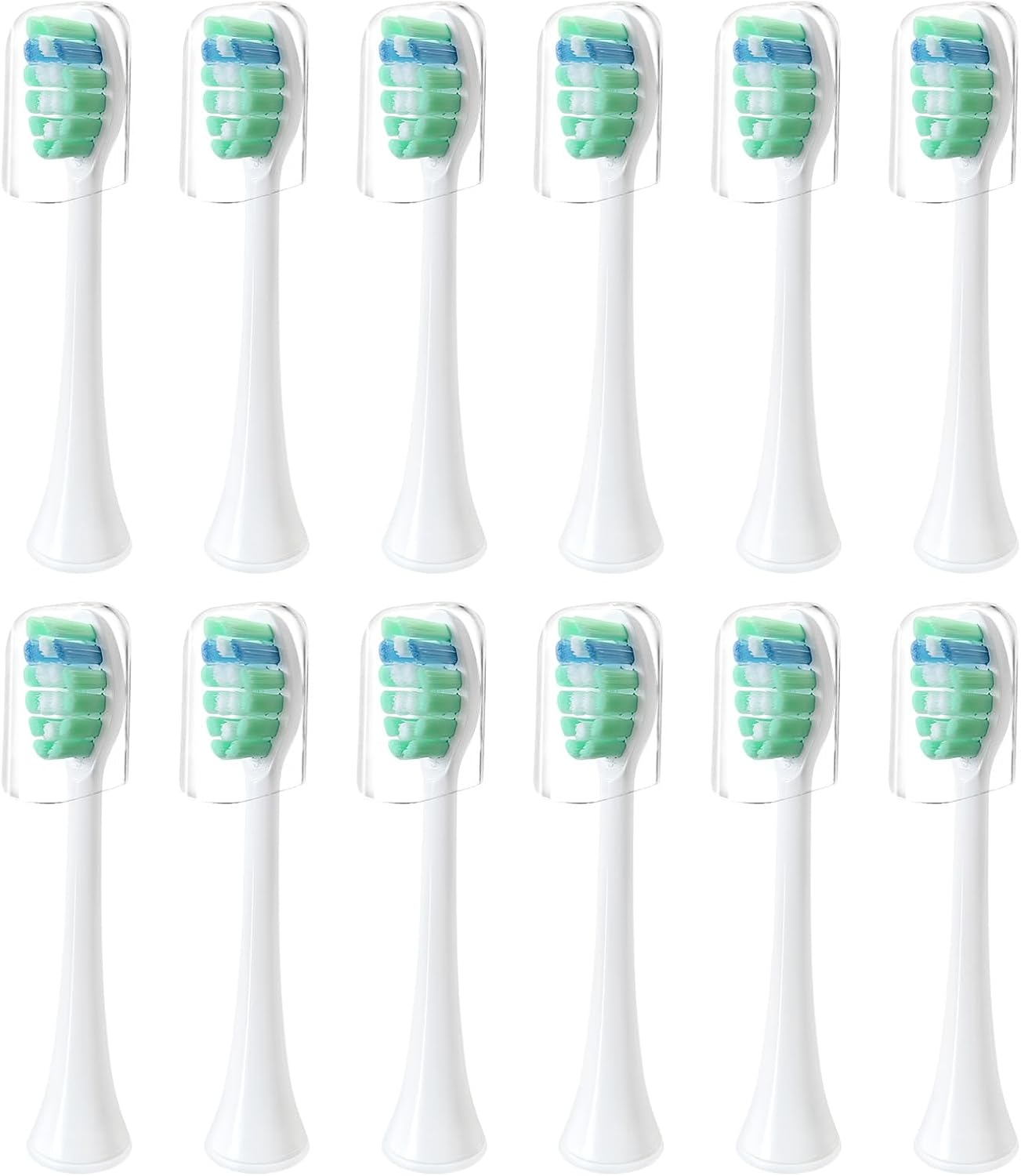 12Pack Electric Toothbrush Heads Compatible with Philips Sonicare Replacement Toothbrush Heads Professional Toothbrush Heads for Philips Hx3/Hx6/Hx9 image number 3