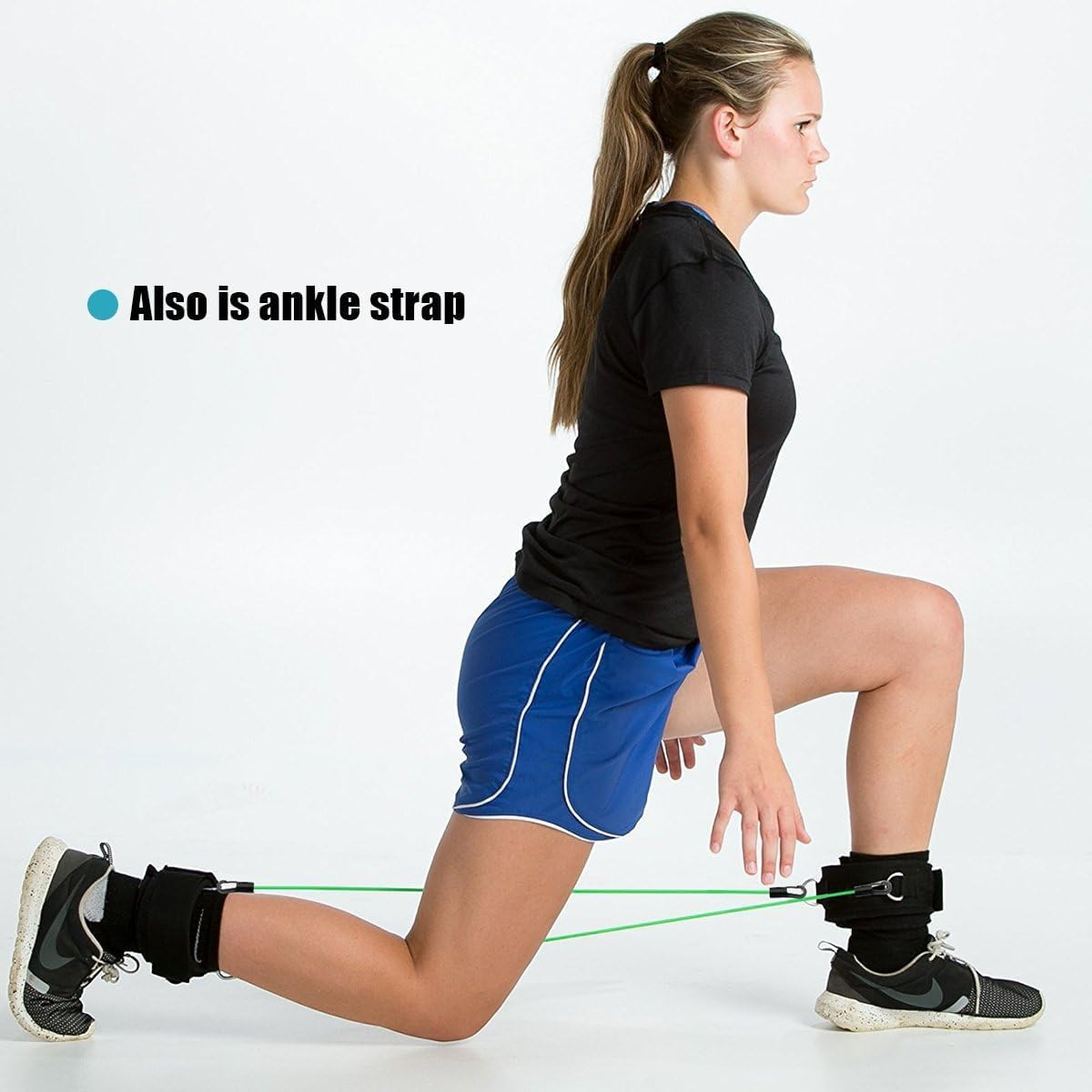 1 Pair Thigh Strap Fitness Legs Cuff Adjustable Strength Training Accessories image number 2