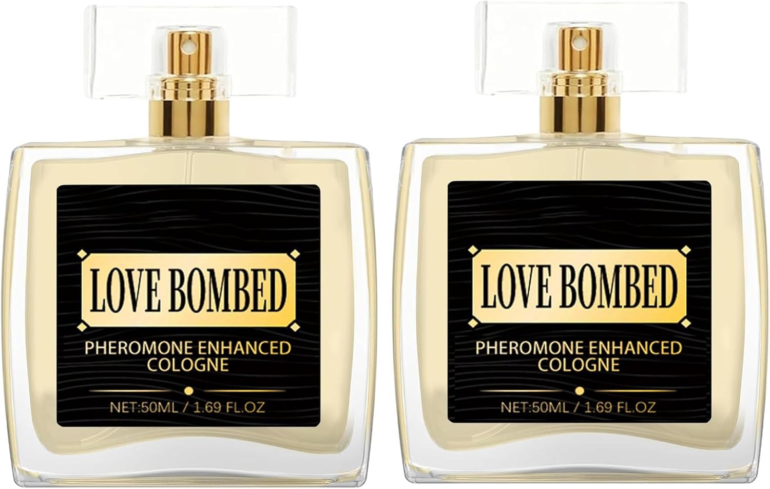 Love Bombed Cologne - Pheromone Cologne for Men, Love Bombed Cologne for Men, Enhanced Scents Pheromone Perfume, Long-Lasting Pheromones Scent Spray, Hypnosis Cologne Fragrances for Men (50ML)