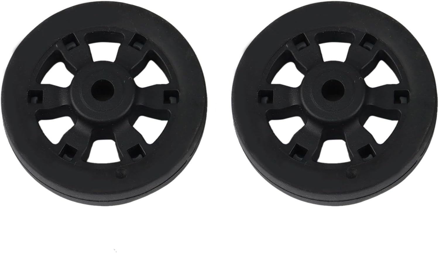 10X Luggage Accessories Wheels Aircraft Suitcase Pulley Rollers Mute Wheel Wear- Parts Repair 55X12Mm image number 1