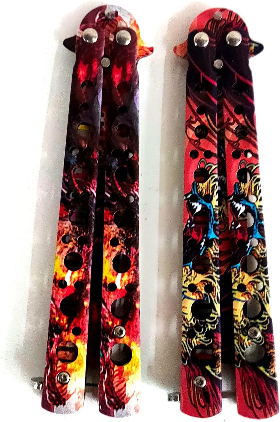 WANLIAN Beautiful Comb Trainer,Beautiful Comb Stainless Steel Folding Training Practice Combs Hair Styling Tools for Sport Outdoor Use (NO.7) image number 3