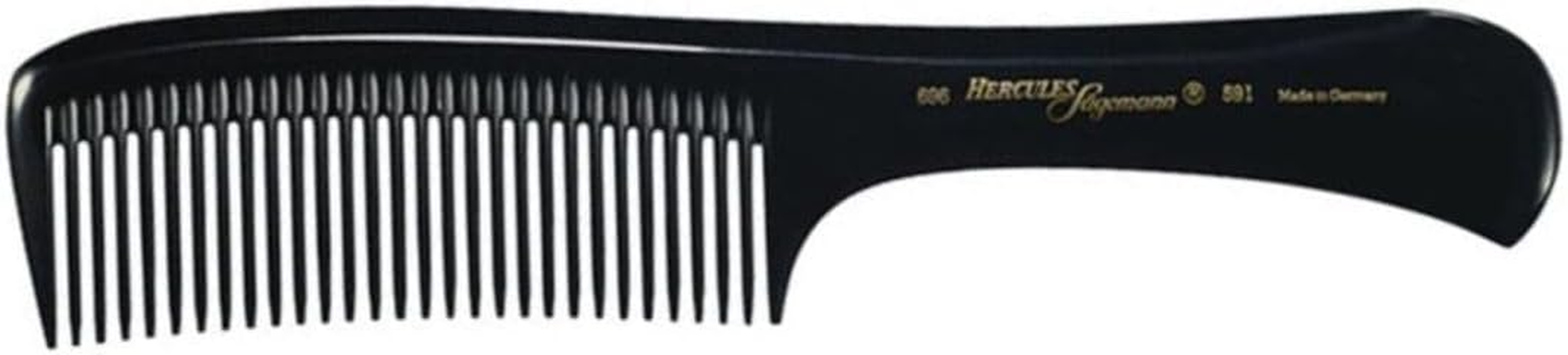 Hercules Sagemann Seamless Handle Detangling Hair Comb, 22.7 Cm Length image number 2