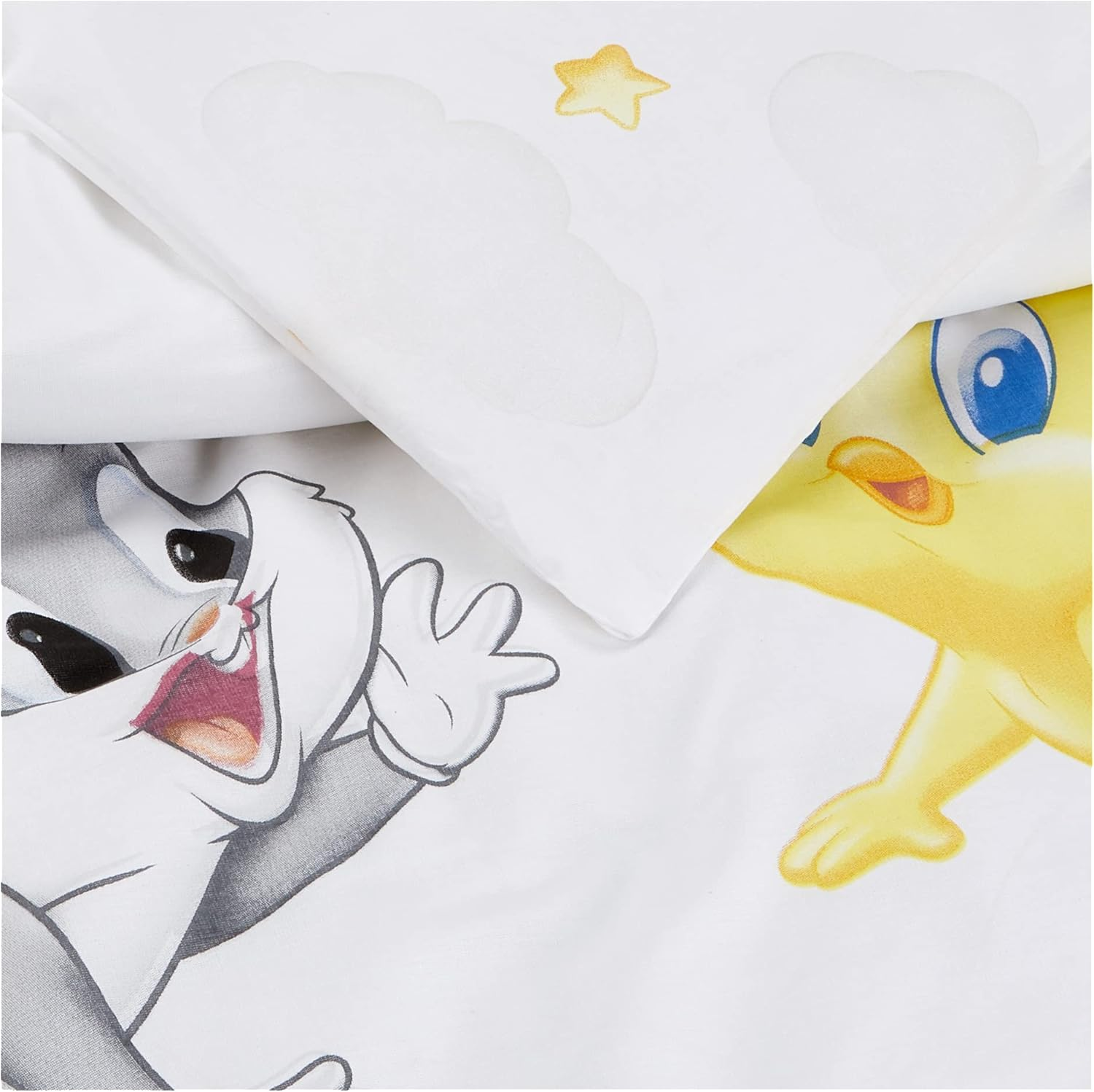 Herding Looney Tunes Bed Linen Set Made in Green, Pillowcase 40 X 60 Cm, Duvet Cover 100 X 135 Cm, Zip Closure, 100% Cotton/Renforc&eacute; image number 4
