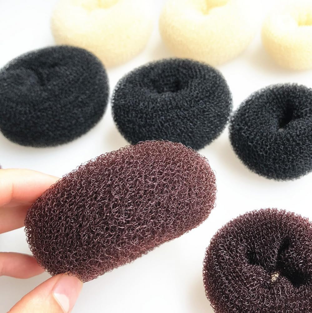 ASTRQLE 2 Pcs Hair Volume Clip Bump It up Hair Clip Sponge Bump It up Volume Inserts Hair Base Hair Pad Do Beehive Hair Base Hair Styling Tools for Women Girls(Brown) image number 3