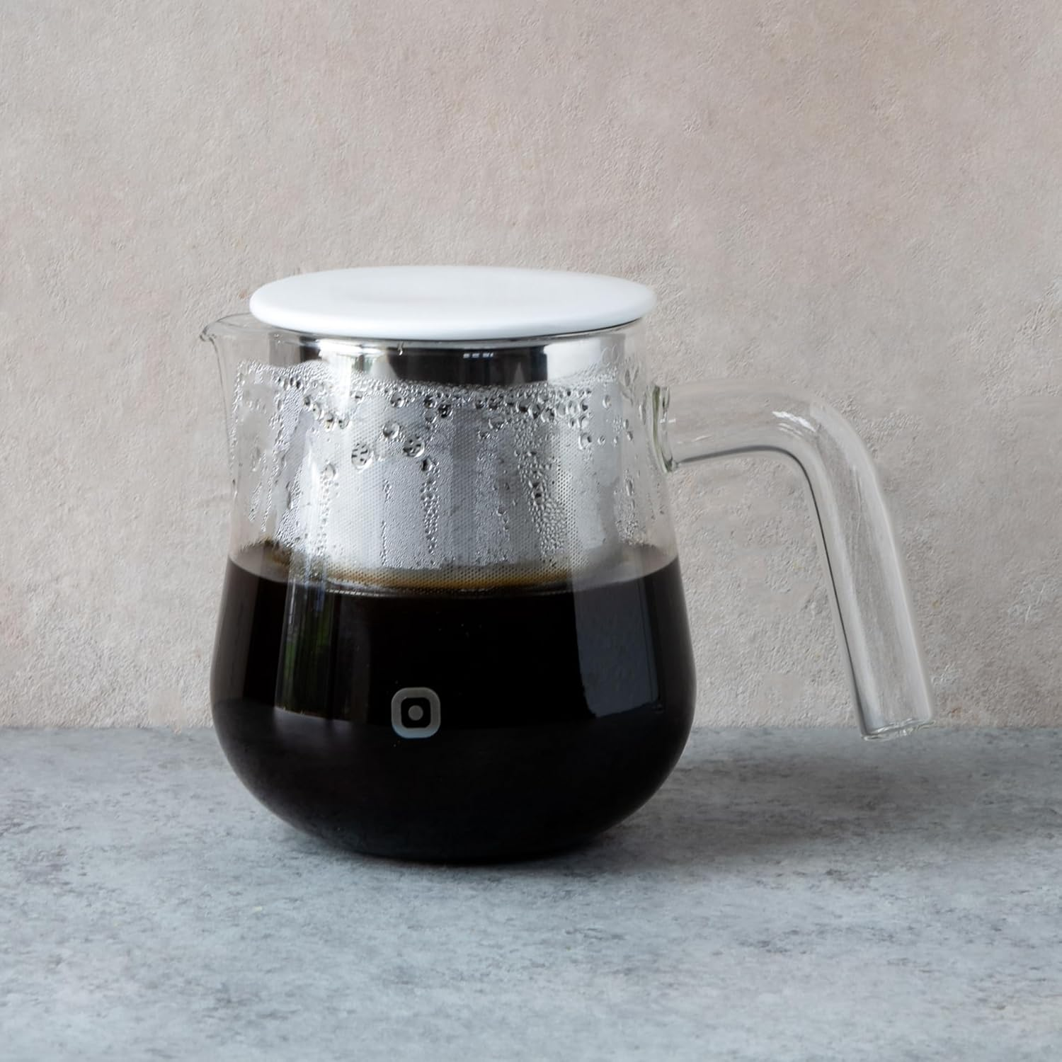 ARCA X-Tract Brew Coffee Continuous Filter 0.5 L with Clear Handle - Coffee Maker for 2-3 Cups - Coffee Brewing Jug Made of Glass with Stainless Steel Filter No Filter Paper Required image number 6