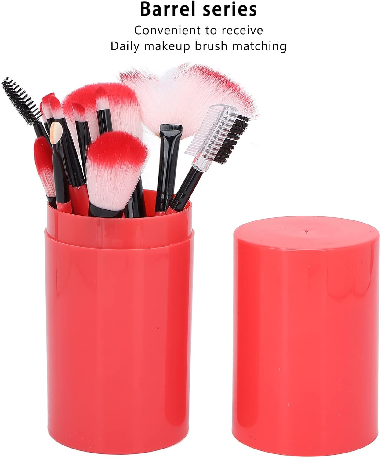 Cosmetic Brush, Slender Fiber Bristles Blush Brush Makeup Brush Set for Daily Makeup image number 1