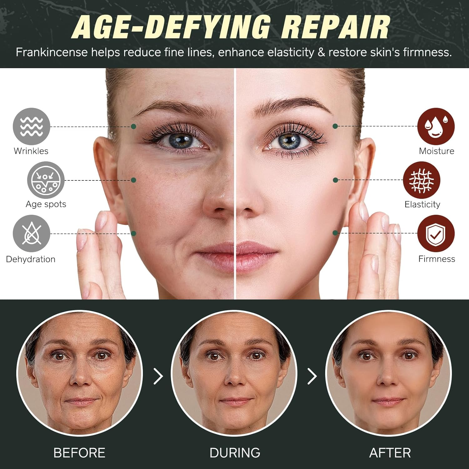 Beef Tallow and Honey Balm for Skin- Organic Grass-Fed Whipped Tallow, Castor Oil, and Frankincense Oil Skin Balm - Deeply Moisturizing for Face & Body - Natural Skincare for Soft, 4Oz. image number 6