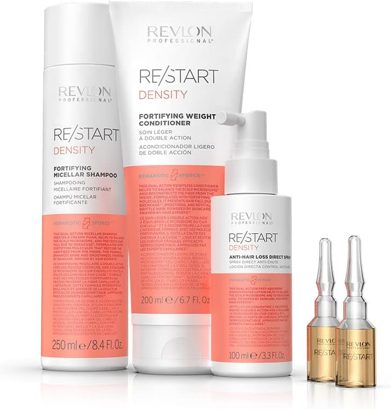 Revlon Professional Density Fortifying Micellar Shampoo for Brittle Hair to Reduce Hair Loss, Strengthen & Improve Shine (250Ml) Unisex image number 3