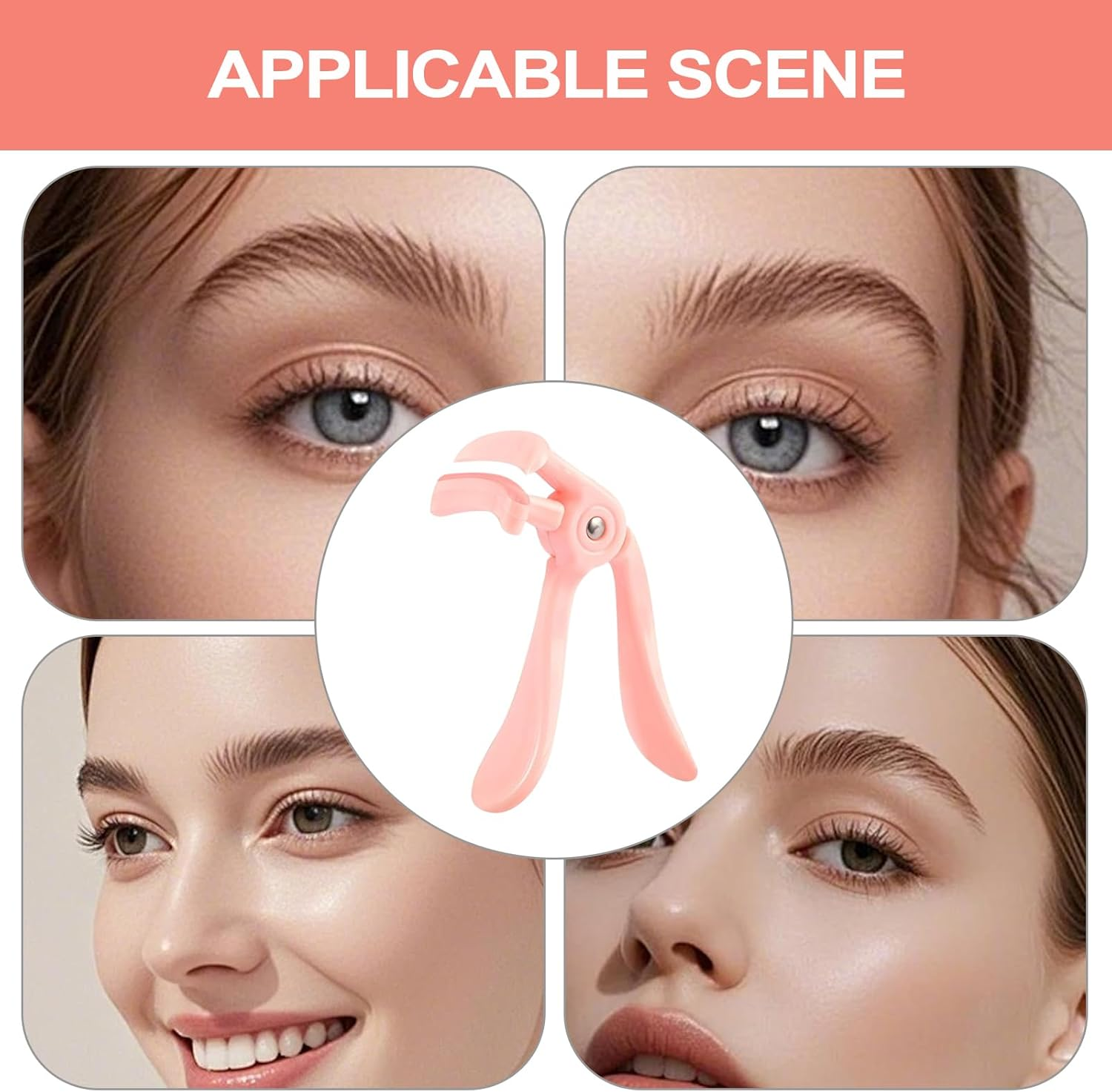 Eyelash Curler Small,Long-Lasting Lash Curler | Manual Lash Styling Tool for Travel, Wide Angle Eyelash Curling Product image number 4