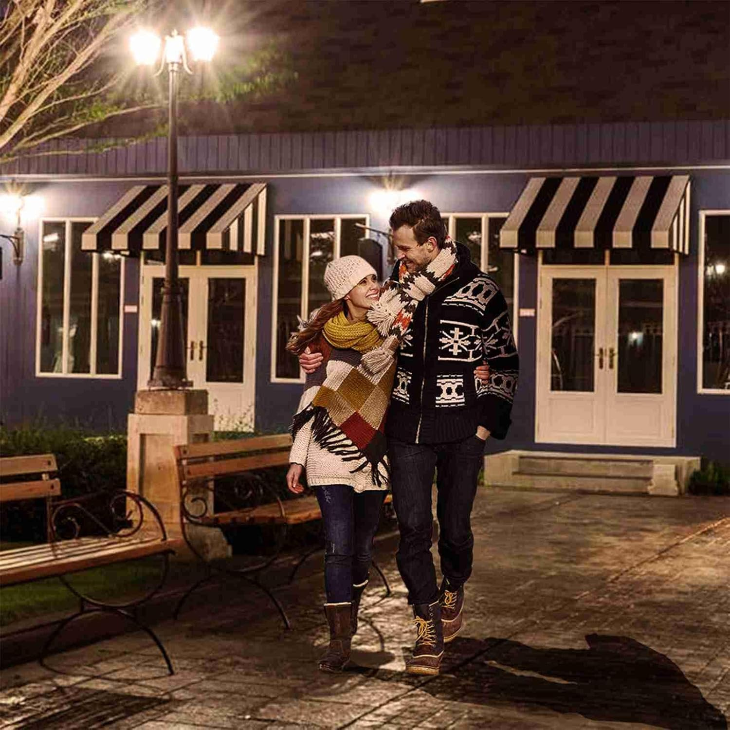 Dusk to Dawn Light Bulb 9W 800Lm Warm White E26, Automatic on or off Sensor, Energy Saving Outdoor Smart Bulbs, for Home, Street Lamp, Basement image number 3