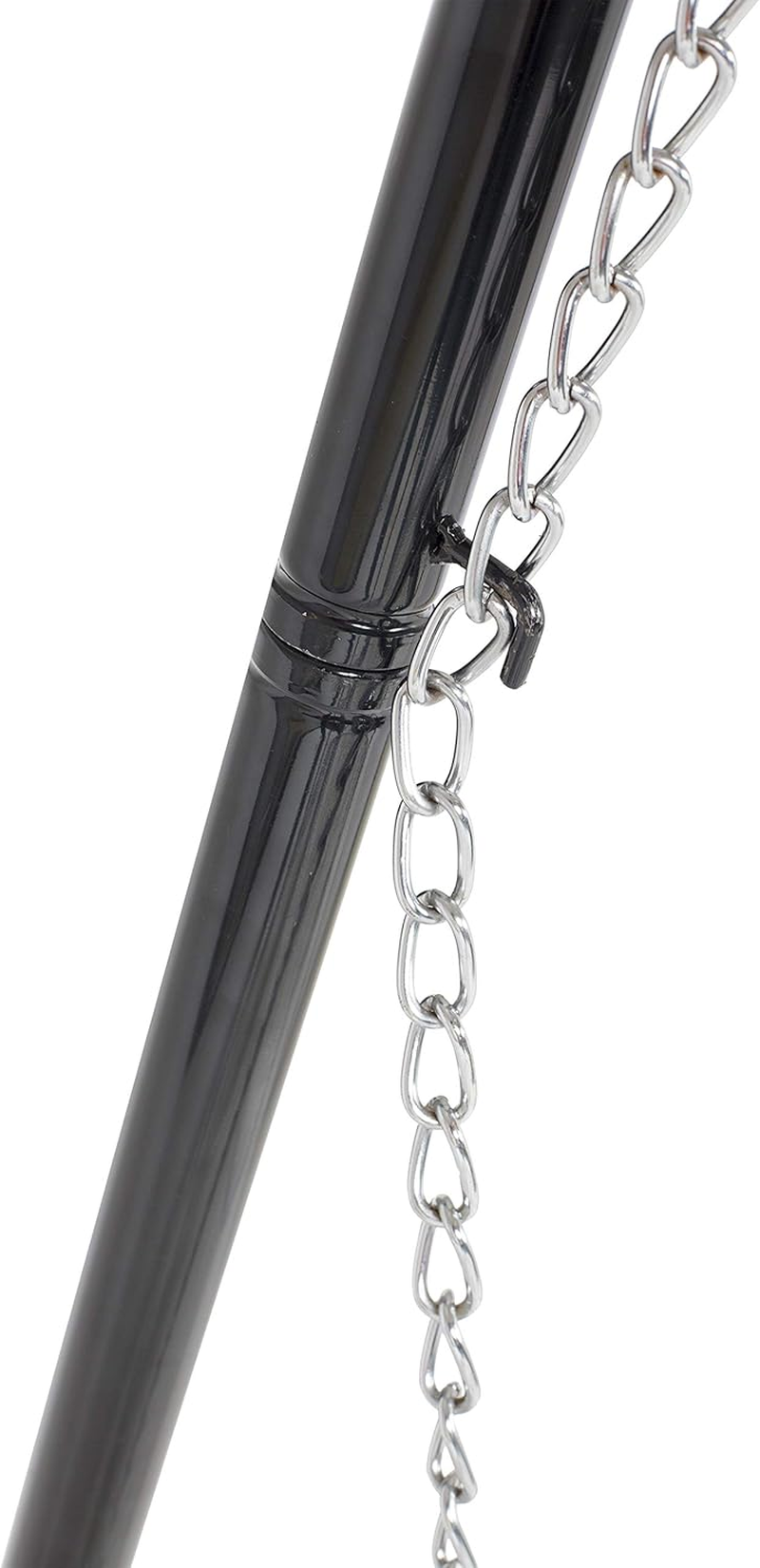 La Hacienda 55578 Tripod Grill, Steel, Black image number 3