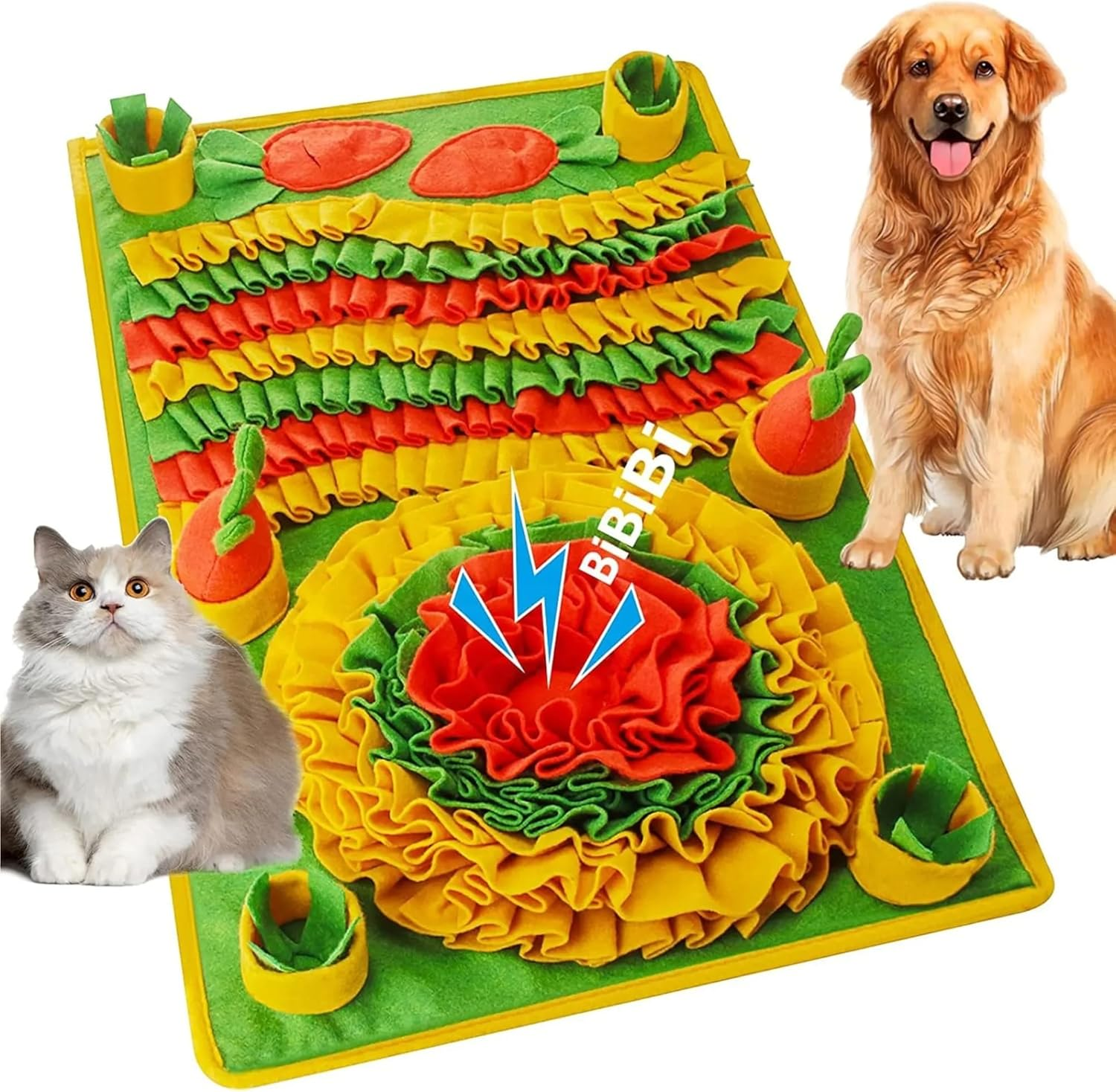 ROY Sniffing Rug for Dogs and Cats, Food Sniffing, Feeding Mat, Sniffing Mat Dog, Puppy Training Mat for Slow Feeding, Dog Game Training Mat - Intelligence Toy for Dogs image number 1