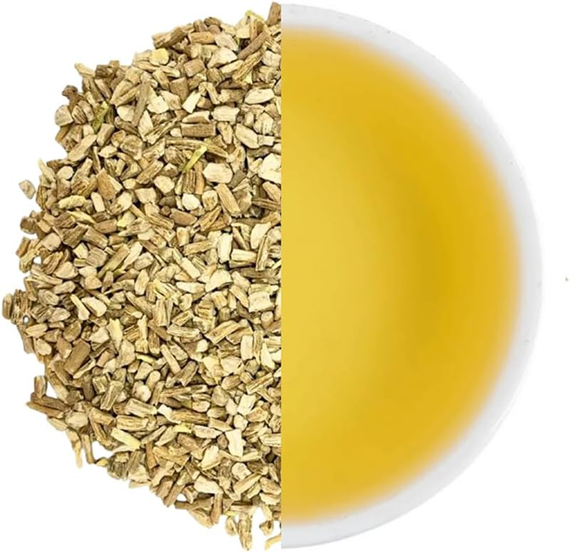 Ashwagandha Root Loose Leaf Tea 100 G | Withania Somnifera for Herbal Tea | Naturally Dried Ashwagandha Herb (Indian Ginseng) | Ideal Particle Size for Brewing Tea by Hebhac Herbals image number 3