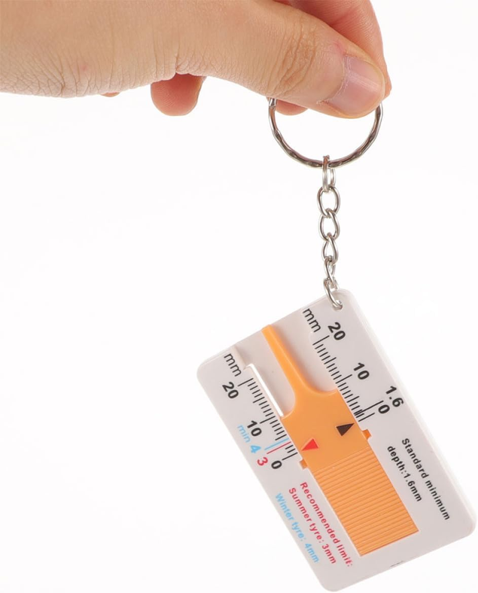 PENIKOKO 3Pcs Tire Tread Depth Gauge Tool Precision Measuring Instrument for Accurate Automotive Tire Thickness Compact and Lightweight for Home And image number 1