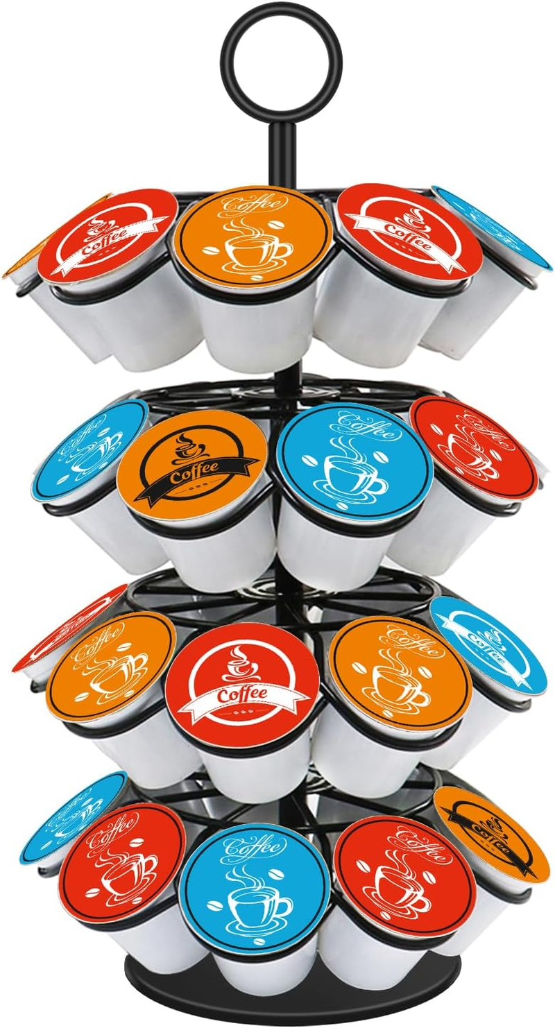 Coffee Pod Carousel Holder Organizer Compatible with 36 Cup Pods image number 1