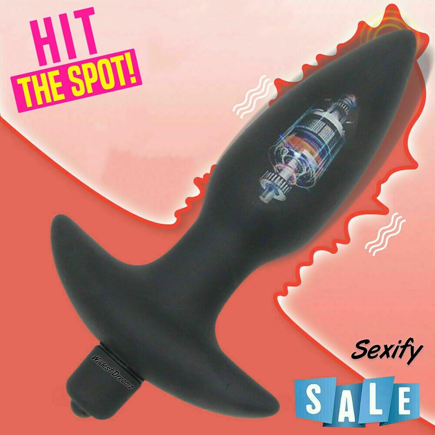 Anal Plug Vibrator Sex Toys Vibrating Anal Dildo for Men and Women - Silicone 10 Vibration Modes Prostate Massager Butt Plug Anal Vibrator for Men, Women and Couples Adult Sex Toy image number 3