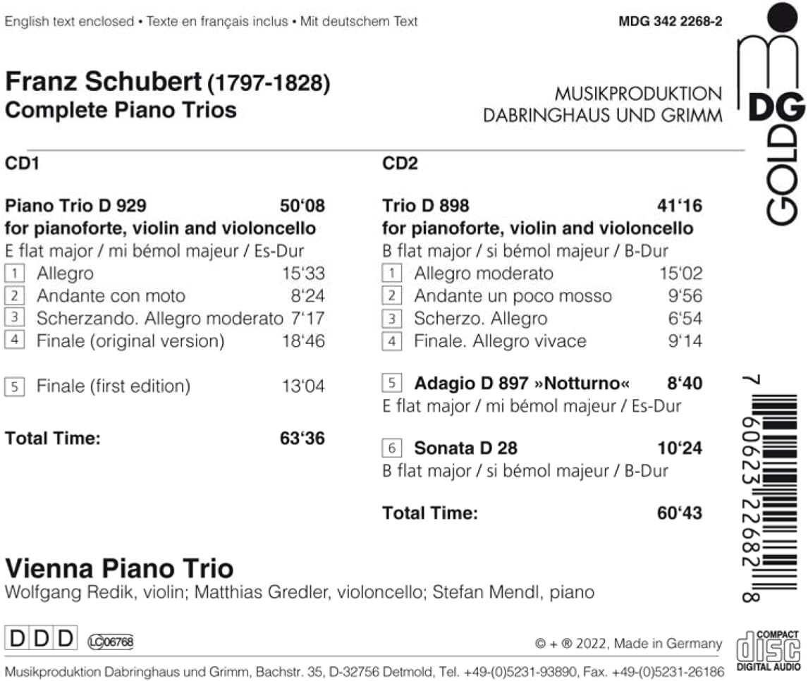 Complete Piano Trios