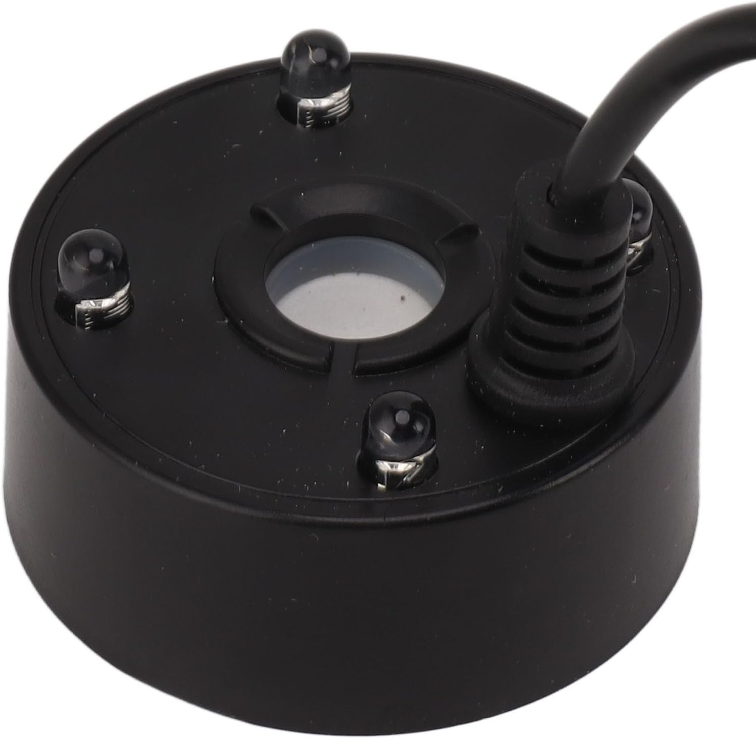 Mist Maker, USB Mist Maker with RGB LED Lights, Ultrasonic Fogger for Ponds, Wigwams, Fish Tanks, No Heat Mist Maker, Easy to Operate, 5V (Black)