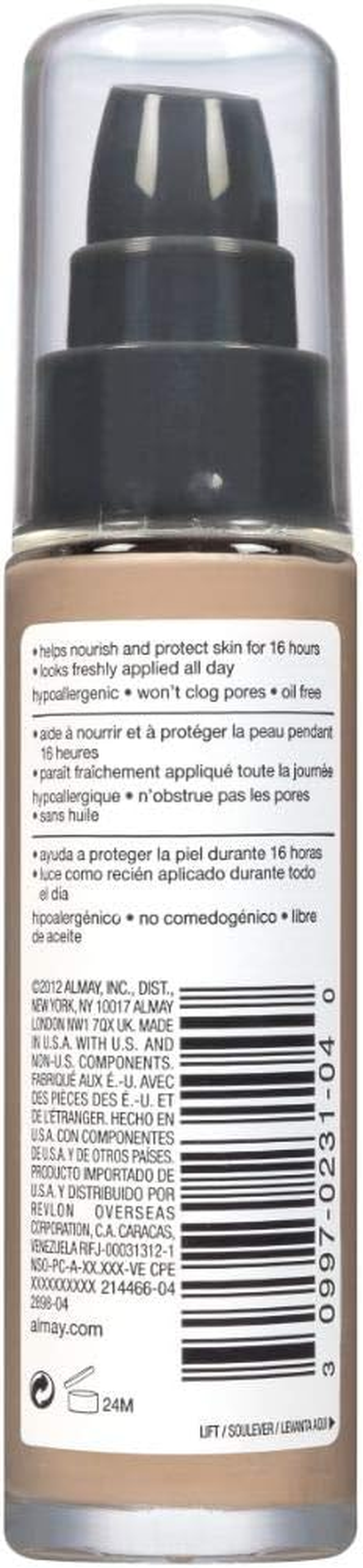 Almay Truly Lasting Color Liquid Makeup, Neutral - Ivory image number 6