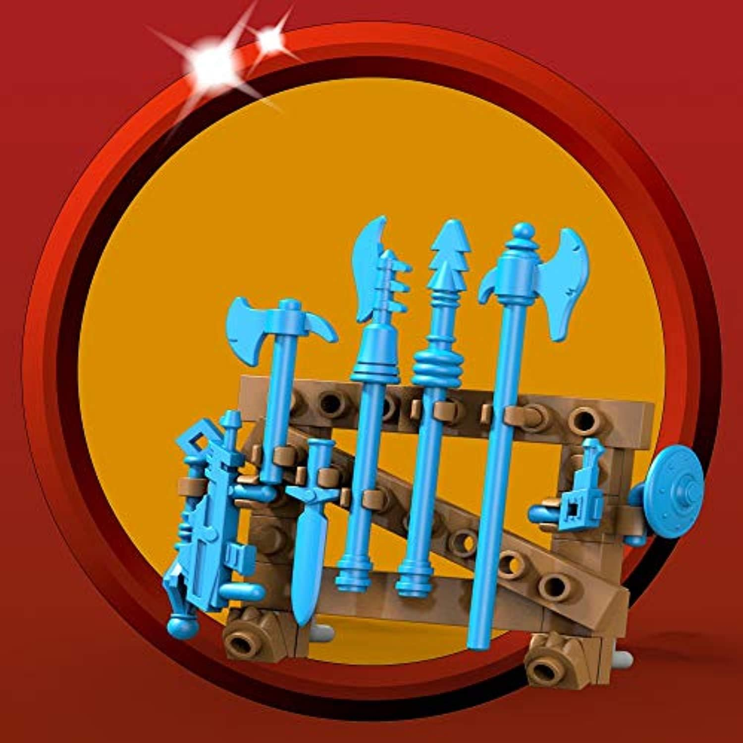 MEGA Construx GPH24 Probuilder Masters of the Universe Classic Point Dread, Construction Set Including 3 Micro Action Figures with Movement Points, Toy from 8 Years image number 2